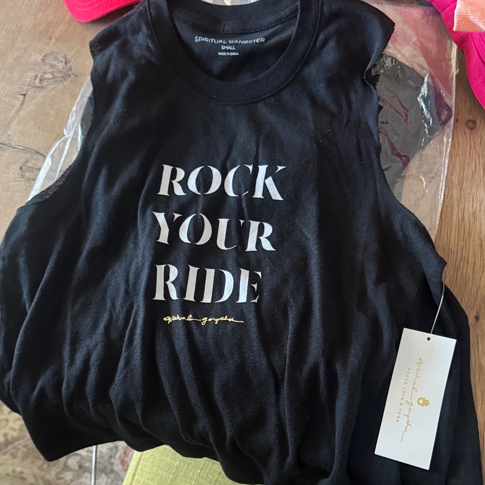 Spiritual Gangster loose fitting cropped  Tank